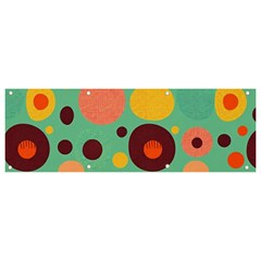 Geometric Design 11 Banner And Sign 9  X 3  by myclothy