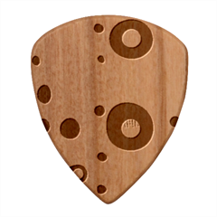 Geometric Design 11 Wood Guitar Pick (set Of 10)