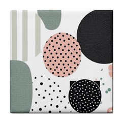 Geometric Design 12 Tile Coaster