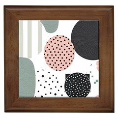 Geometric Design 12 Framed Tile