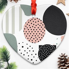 Geometric Design 12 Ornament (heart) by myclothy