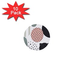 Geometric Design 12 1  Mini Buttons (10 Pack)  by myclothy