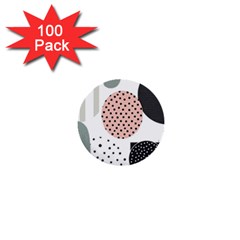 Geometric Design 12 1  Mini Buttons (100 Pack) 