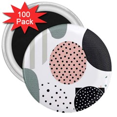 Geometric Design 12 3  Magnets (100 Pack)