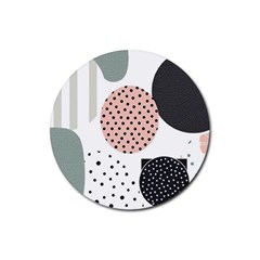 Geometric Design 12 Rubber Coaster (round)