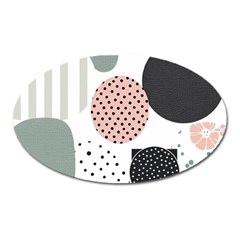 Geometric Design 12 Oval Magnet by myclothy