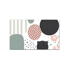 Geometric Design 12 Sticker Rectangular (10 Pack)