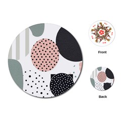 Geometric Design 12 Playing Cards Single Design (round) by myclothy