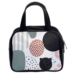 Geometric Design 12 Classic Handbag (two Sides)