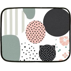 Geometric Design 12 Fleece Blanket (mini)