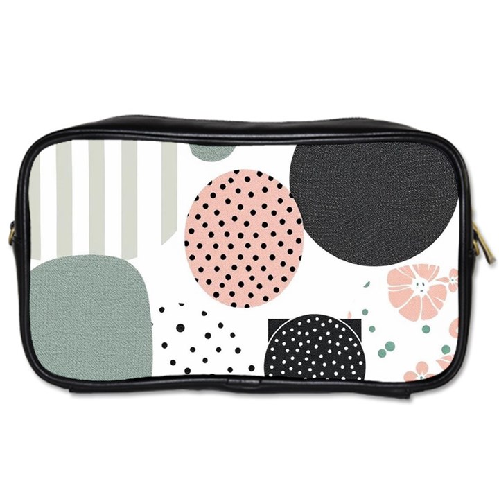 Geometric Design 12 Toiletries Bag (Two Sides)