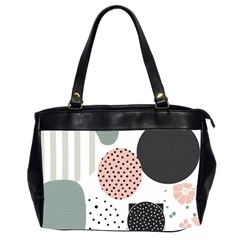 Geometric Design 12 Oversize Office Handbag (2 Sides)