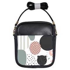 Geometric Design 12 Girls Sling Bag