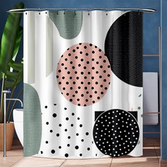 Geometric Design 12 Shower Curtain 60  X 72  (medium) 