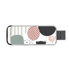 Geometric Design 12 Portable Usb Flash (one Side)