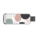 Geometric Design 12 Portable USB Flash (Two Sides) Back