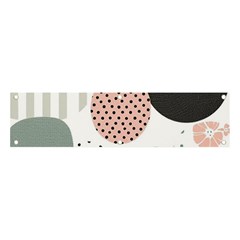 Geometric Design 12 Banner And Sign 4  X 1  by myclothy