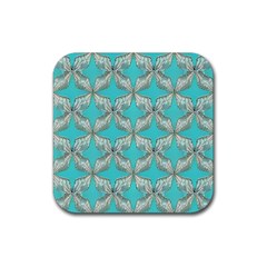 Geometric Design 13 Rubber Coaster (square)