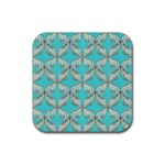 Geometric Design 13 Rubber Coaster (Square) Front