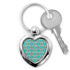 Geometric Design 13 Key Chain (heart)