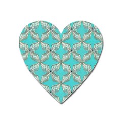 Geometric Design 13 Heart Magnet