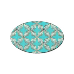 Geometric Design 13 Sticker Oval (10 Pack)