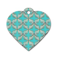 Geometric Design 13 Dog Tag Heart (two Sides)