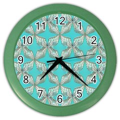 Geometric Design 13 Color Wall Clock