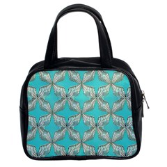 Geometric Design 13 Classic Handbag (two Sides)