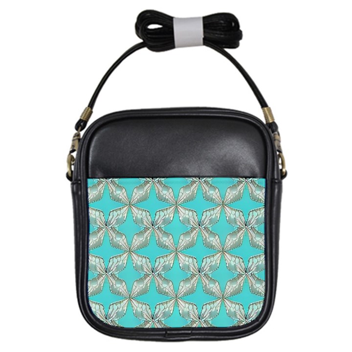 Geometric Design 13 Girls Sling Bag