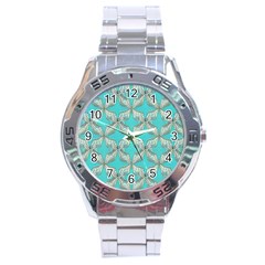 Geometric Design 13 Stainless Steel Analogue Watch