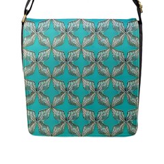 Geometric Design 13 Flap Closure Messenger Bag (l) by myclothy