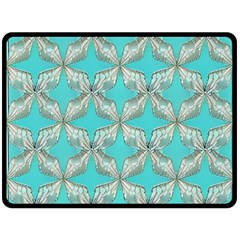 Geometric Design 13 Two Sides Fleece Blanket (large)