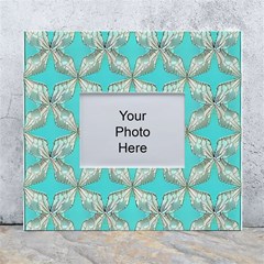 Geometric Design 13 White Wall Photo Frame 5  X 7 