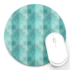 Geometric Design 14 Round Mousepad