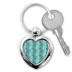 Geometric Design 14 Key Chain (heart)