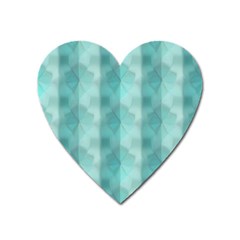 Geometric Design 14 Heart Magnet