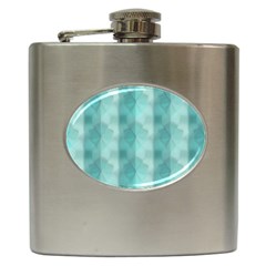 Geometric Design 14 Hip Flask (6 Oz)