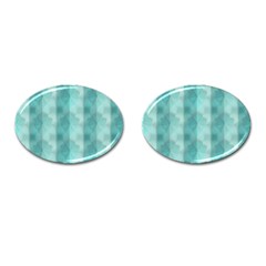 Geometric Design 14 Cufflinks (oval)