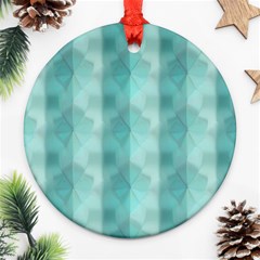 Geometric Design 14 Round Ornament (two Sides)