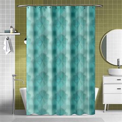 Geometric Design 14 Shower Curtain 48  X 72  (small) 