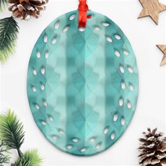 Geometric Design 14 Ornament (oval Filigree) by myclothy