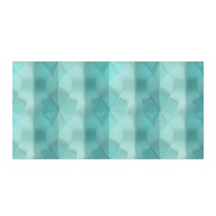 Geometric Design 14 Satin Wrap 35  X 70 