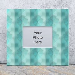 Geometric Design 14 White Wall Photo Frame 5  X 7 