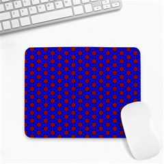 Blue Pattern Red Texture Small Mousepad