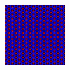 Blue Pattern Red Texture Medium Glasses Cloth