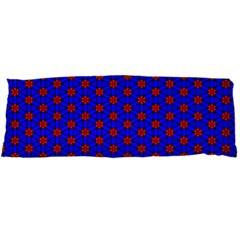 Blue Pattern Red Texture 21 x60  Body Pillow Case Dakimakura (two Sides)