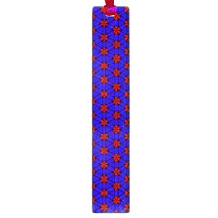 Blue Pattern Red Texture Large Book Marks