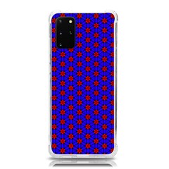 Blue Pattern Red Texture Samsung Galaxy S20 Plus 6 7 Inch Tpu Uv Case