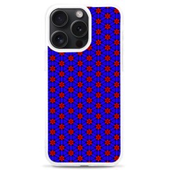 Blue Pattern Red Texture Iphone 15 Pro Max Tpu Uv Print Case